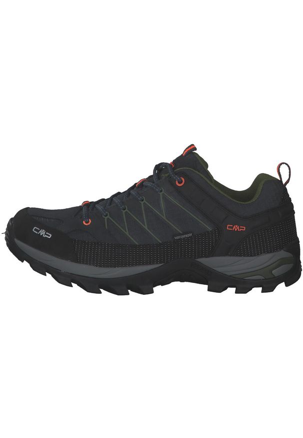 Buty trekkingowe męskie CMP Rigel Low Wp. Kolor: wielokolorowy, szary, pomarańczowy. Sport: turystyka piesza