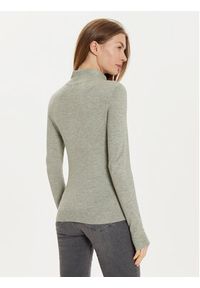 Vero Moda Sweter Happiness 10317993 Szary Slim Fit. Kolor: szary. Materiał: syntetyk