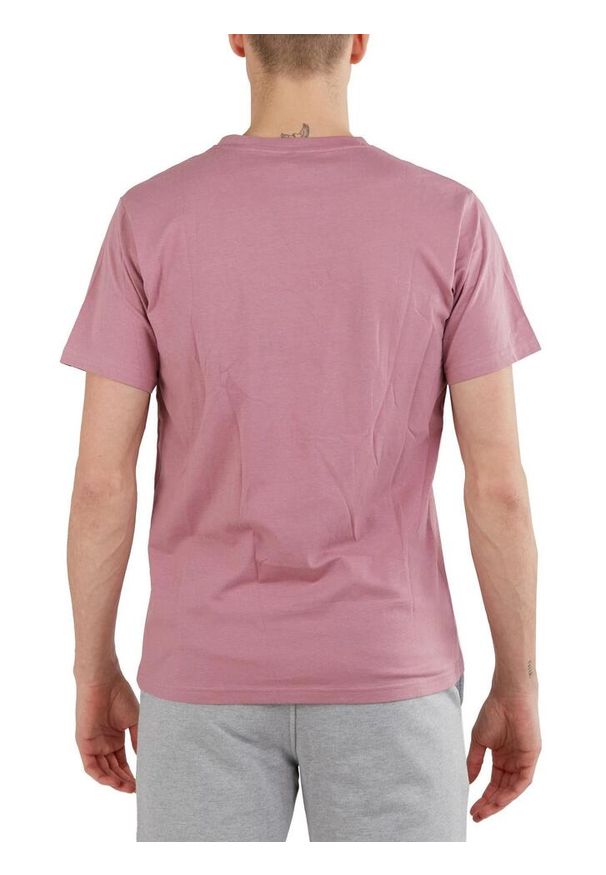 FUNDANGO - T-shirt męski Fundango Basic - T Logo-4 krótki rękaw. Kolor: fioletowy. Materiał: bawełna, materiał. Długość rękawa: krótki rękaw. Długość: krótkie