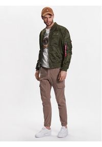 Alpha Industries Kurtka bomber MA-1 196107 Zielony Regular Fit. Kolor: zielony. Materiał: syntetyk #3