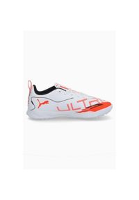 Dziecięce buty piłkarskie Puma Ultra 5 Play TT. Kolor: biały. Sport: piłka nożna #1