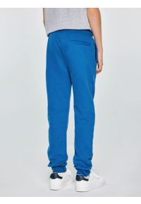 Big-Star - Spodnie chłopięce dresowe niebieskie Lamenp 402. Okazja: na co dzień, na uczelnię. Kolor: niebieski. Materiał: dresówka. Wzór: haft. Styl: sportowy, casual, młodzieżowy #2