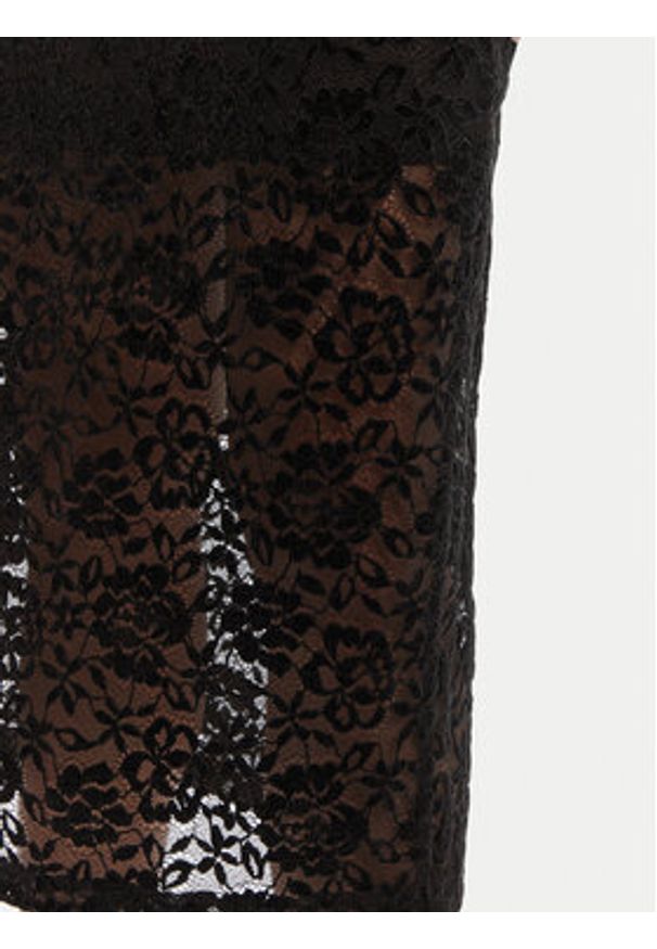 Versace Jeans Couture Spódnica ołówkowa 79HAE806 J0243 Czarny Slim Fit. Kolor: czarny. Materiał: syntetyk