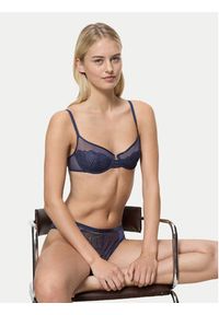 Triumph Biustonosz z fiszbiną Delightful Spotlight 10219854 Granatowy. Kolor: niebieski. Materiał: syntetyk #3