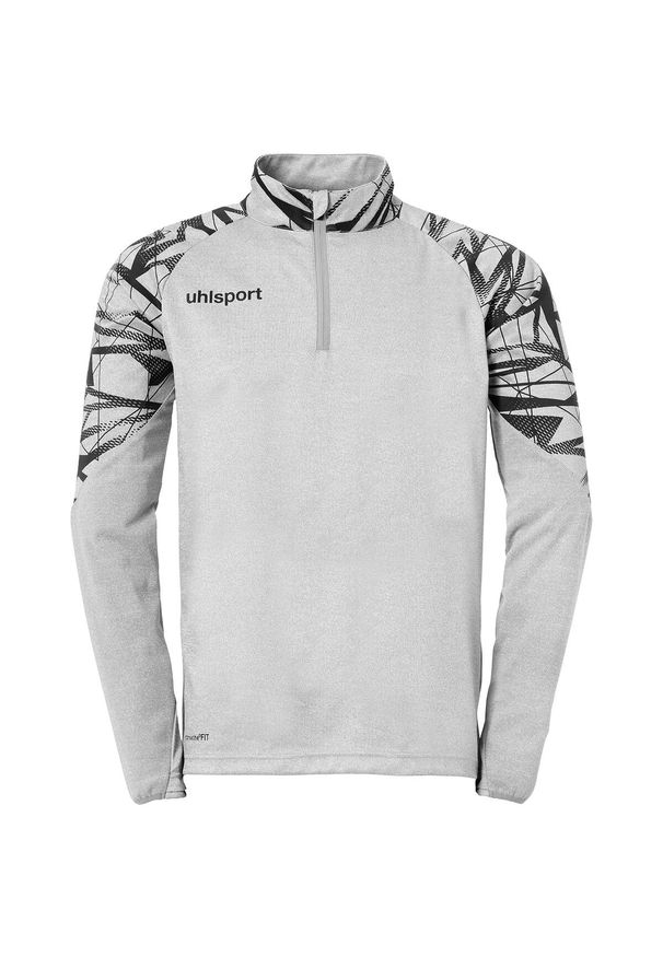 UHLSPORT - Długi rękaw z zamkiem 1/4 Koszulka Uhlsport Goal 25. Kolor: szary, wielokolorowy, czarny. Materiał: materiał. Długość rękawa: długi rękaw. Długość: długie. Sport: piłka nożna