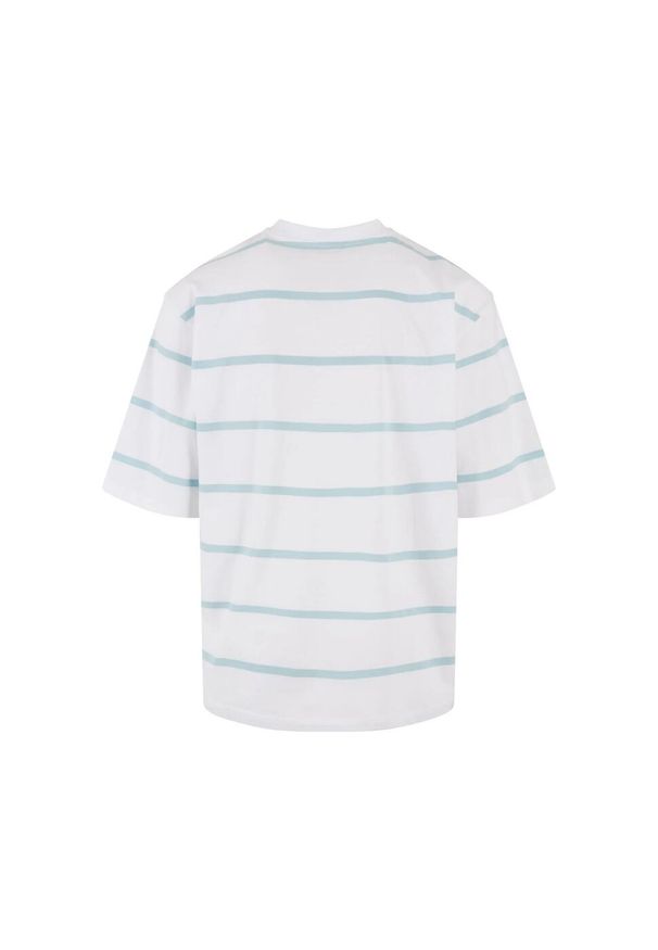 Urban Classics - Męska Koszulka Stripe Oversized T-shirt. Kolor: wielokolorowy, niebieski, brązowy