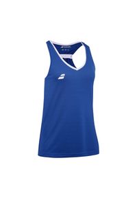 Babolat - Tank top damski Play. Typ kołnierza: polo. Kolor: niebieski