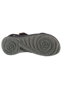 Sandały Merrell Terran 4 Backstrap Sandal W J006412 czarne. Zapięcie: rzepy. Kolor: czarny. Materiał: skóra, guma, tkanina, materiał