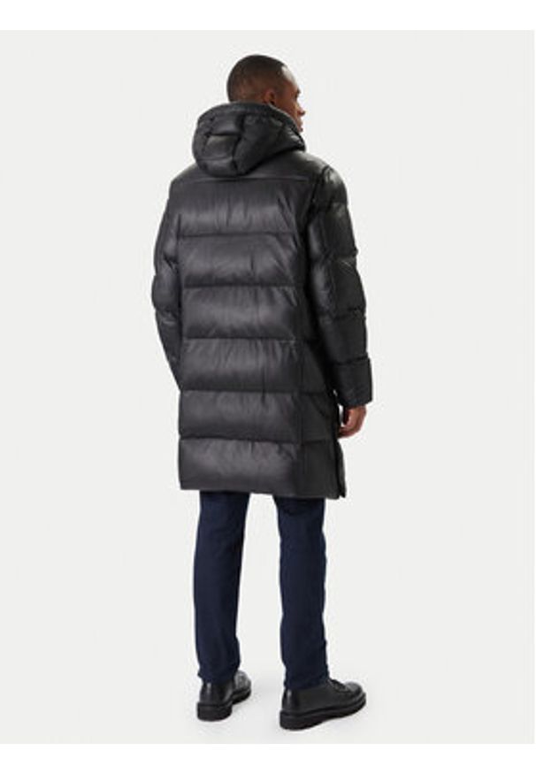 Milestone Kurtka skórzana MS Piero 531040 20740 Czarny Regular Fit. Kolor: czarny. Materiał: skóra