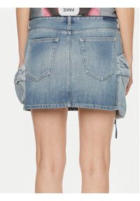 Replay Spódnica jeansowa W9934 .000.794 Niebieski Regular Fit. Kolor: niebieski. Materiał: bawełna #5