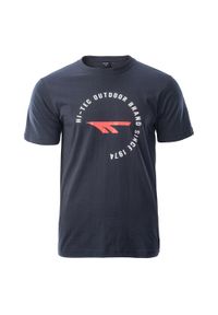 Hi-tec - T-shirt Męski Olen. Kolor: niebieski. Sport: turystyka piesza #1