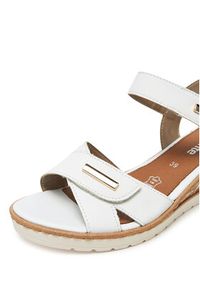 Remonte Sandały CEO-R6266-80 Biały. Kolor: biały. Materiał: skóra #6