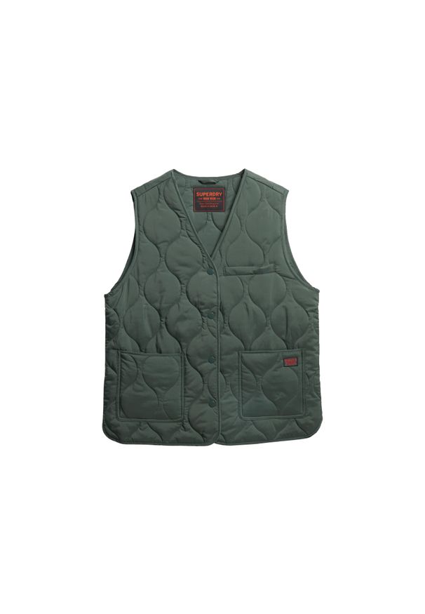 Kurtka damska Superdry Quilted Lite. Kolor: zielony