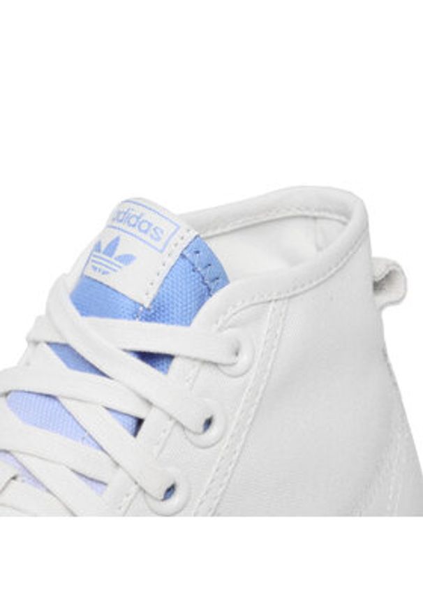 Adidas - adidas Sneakersy Nizza Platform Mid FZ6189 Biały. Kolor: biały. Materiał: materiał. Obcas: na platformie