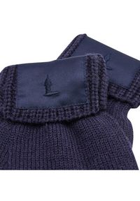 Trussardi Jeans - Trussardi Rękawiczki Damskie 57Z00282 Granatowy. Kolor: niebieski. Materiał: materiał #2