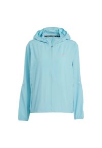 Adidas - Damska wodoodporna kurtka z kapturem adidas Run It. Typ kołnierza: kaptur. Kolor: niebieski. Sport: bieganie #1