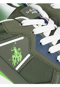U.S. Polo Assn. Sneakersy "Nobil 004" | Nobil004 | Mężczyzna | Khaki. Kolor: brązowy. Materiał: skóra ekologiczna, materiał. Wzór: aplikacja, nadruk #5