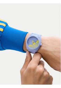 Adidas - adidas Zegarek AO Street Project Three AOST25543 Niebieski. Kolor: niebieski. Styl: street #5