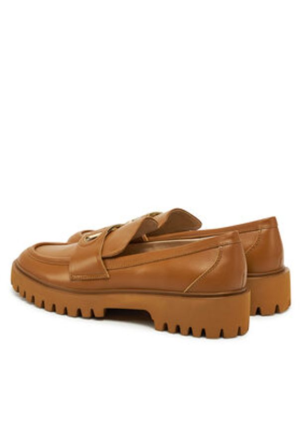 Liu Jo Loafersy SA5047 P0102 Brązowy. Kolor: brązowy. Materiał: skóra
