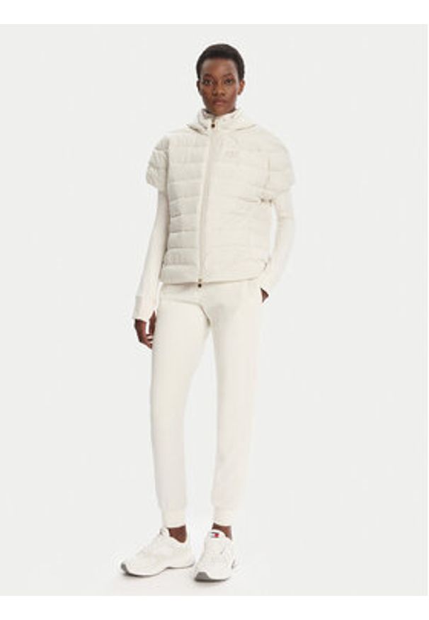 EA7 Emporio Armani Bezrękawnik 7W000090 AF12476 U1112 Beżowy Relaxed Fit. Kolor: beżowy. Materiał: syntetyk. Długość rękawa: bez rękawów