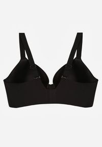 Renee - Czarny Klasyczny Biustonosz o Gładkiej Fakturze Adriaros. Kolor: czarny. Wzór: gładki #8