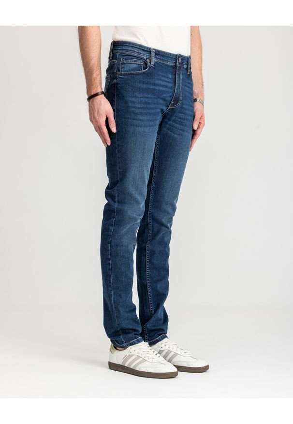 MARCUS - Męskie Spodnie Jeansowe Marcus Felix 2222 Jeans Texas Blue Used 14-200312
