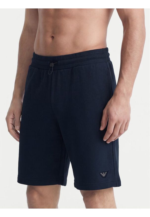 Emporio Armani Underwear Szorty sportowe EM000495 AF19060 UB102 Granatowy. Kolor: niebieski. Materiał: bawełna. Styl: sportowy