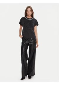 LOLA CASADEMUNT T-Shirt LF2515030 Szary Loose Fit. Kolor: szary. Materiał: syntetyk #4