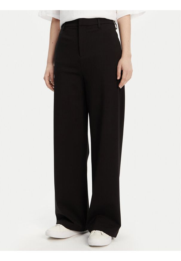 Calvin Klein Jeans Spodnie palazzo J20J225334 Czarny Wide Leg. Kolor: czarny. Materiał: syntetyk