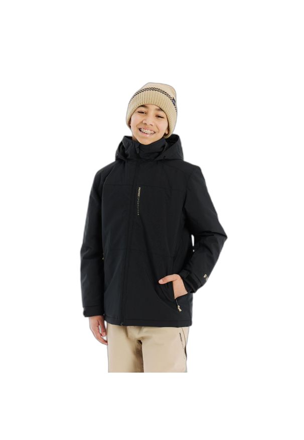 Dziecięca kurtka narciarska Protest Flynto. Kolor: czarny. Sezon: zima. Sport: narciarstwo