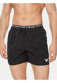 Emporio Armani Underwear Szorty kąpielowe 211740 4R432 00020 Czarny Regular Fit. Kolor: czarny. Materiał: syntetyk