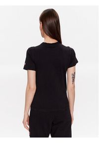 Champion T-Shirt 116084 Czarny Custom Fit. Kolor: czarny. Materiał: bawełna