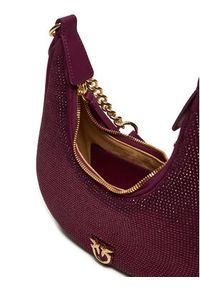 Pinko - PINKO Torebka Brioche Hobo Mini AI 24-25 PLTT 101433 A159 Bordowy. Kolor: czerwony #4