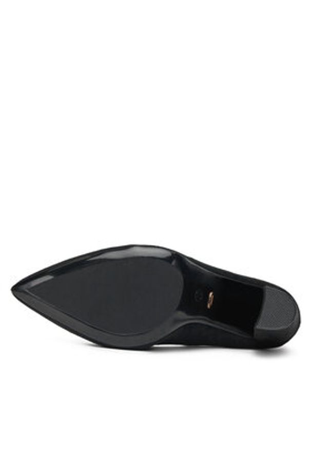 DeeZee Czółenka F-DY-9855-1 Czarny. Kolor: czarny. Materiał: materiał