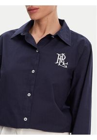 Lauren Ralph Lauren - LAUREN RALPH LAUREN Koszula 20529276 Granatowy Regular Fit. Kolor: niebieski. Materiał: bawełna #4