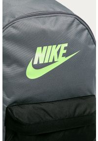 Nike Sportswear - Plecak. Kolor: szary. Materiał: poliester, materiał. Wzór: nadruk #2