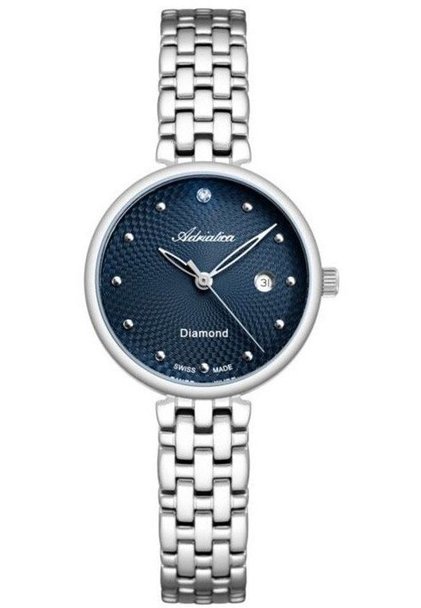Zegarek damski Adriatica A3543.5145DQ srebrny. Kolor: srebrny