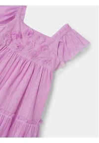 Mayoral Sukienka elegancka 3929 Różowy Regular Fit. Kolor: różowy. Materiał: syntetyk. Styl: elegancki