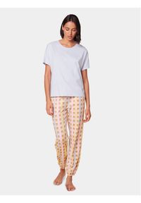 Triumph Spodnie piżamowe Mix & Match 10215196 Kolorowy Regular Fit. Materiał: bawełna. Wzór: kolorowy