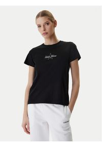 Guess Jeans T-Shirt W6RI18 J1314 Czarny Regular Fit. Kolor: czarny. Materiał: bawełna #1