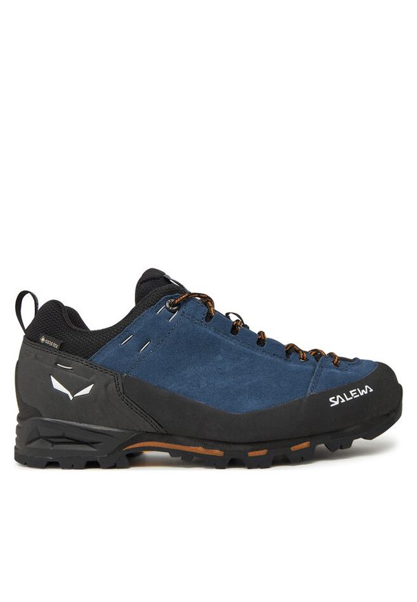 Trekkingi Salewa. Kolor: niebieski. Technologia: Gore-Tex. Sport: turystyka piesza