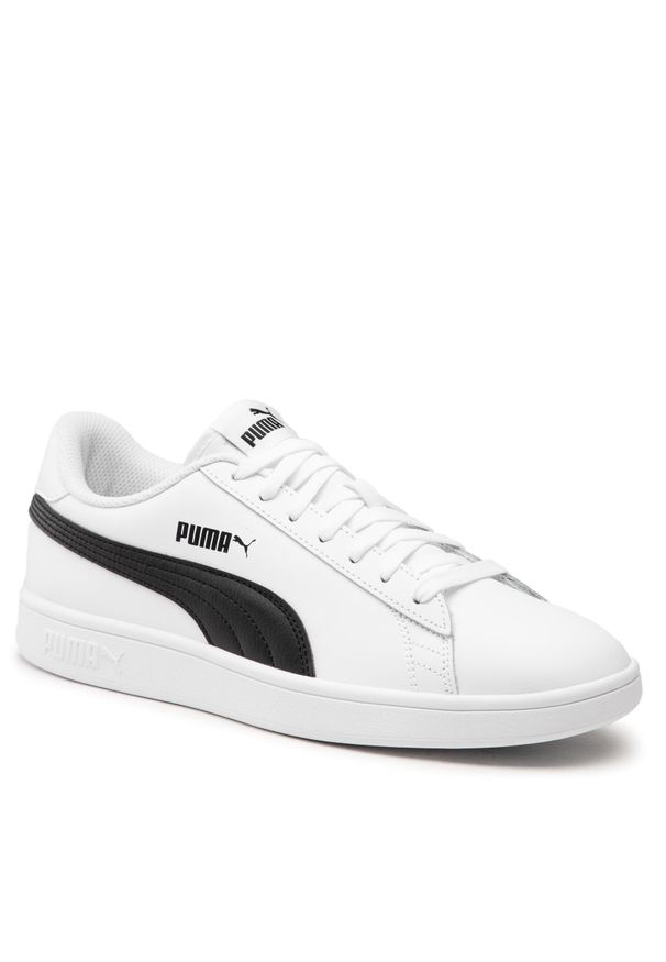 Sneakersy Puma Smash V2 L 365215 01 Puma White/Puma White. Kolor: biały. Materiał: skóra