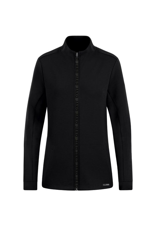 Kurtka z dresu Jako Pro Casual. Kolor: czarny. Materiał: dresówka