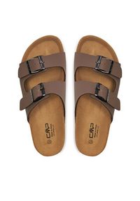 CMP Klapki Eco Thalitha Wmn Slipper 3Q91016 Brązowy. Kolor: brązowy. Materiał: skóra #3