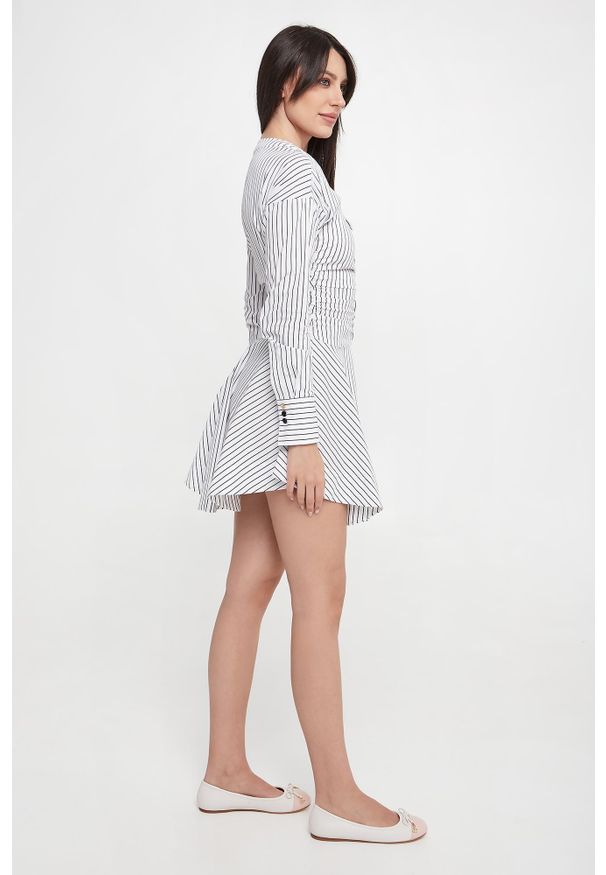 Pinko - Sukienka mini w paski Anchise PINKO. Wzór: paski. Długość: mini