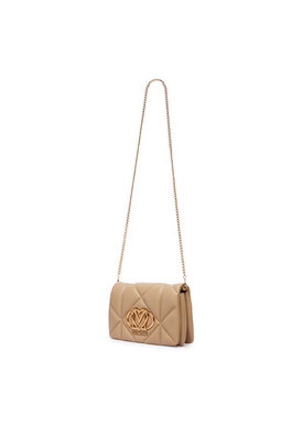 Love Moschino - LOVE MOSCHINO Torebka JC4043PP0OLC0209 Beżowy. Kolor: beżowy. Materiał: skórzane