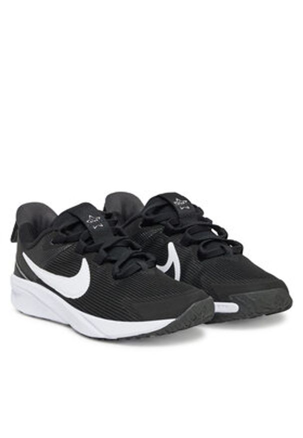 Nike Sneakersy Star Runner 4 Nn (Ps) DX7614 001 Czarny. Kolor: czarny. Materiał: materiał