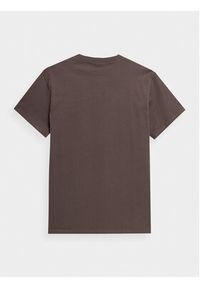 outhorn - Outhorn T-Shirt OTHSS23TTSHM465 Fioletowy Regular Fit. Kolor: fioletowy. Materiał: bawełna #3