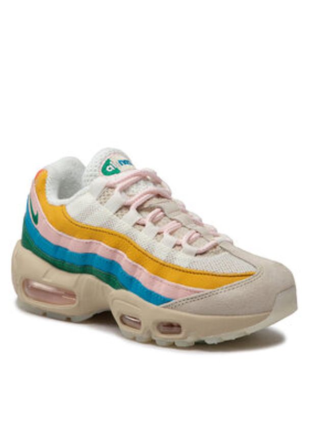 Nike Sneakersy Air Max 95 DQ9323 200 Beżowy. Kolor: beżowy. Materiał: skóra, zamsz. Model: Nike Air Max