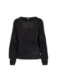 Urban Classics - Bluza damska Urban Classic chenille. Kolor: czarny #1